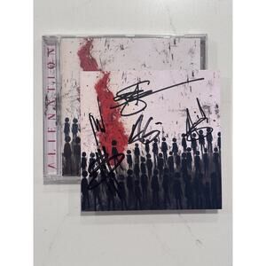 Three Days Grace SIGNED Alienation CD AUTOGRAPHED #5